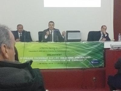 JOURNNEE  D’ETUDES SUR LES RISQUE DU MONOXYDE DE CARBONE «  BILAN  ET  PROPOSITIONS »